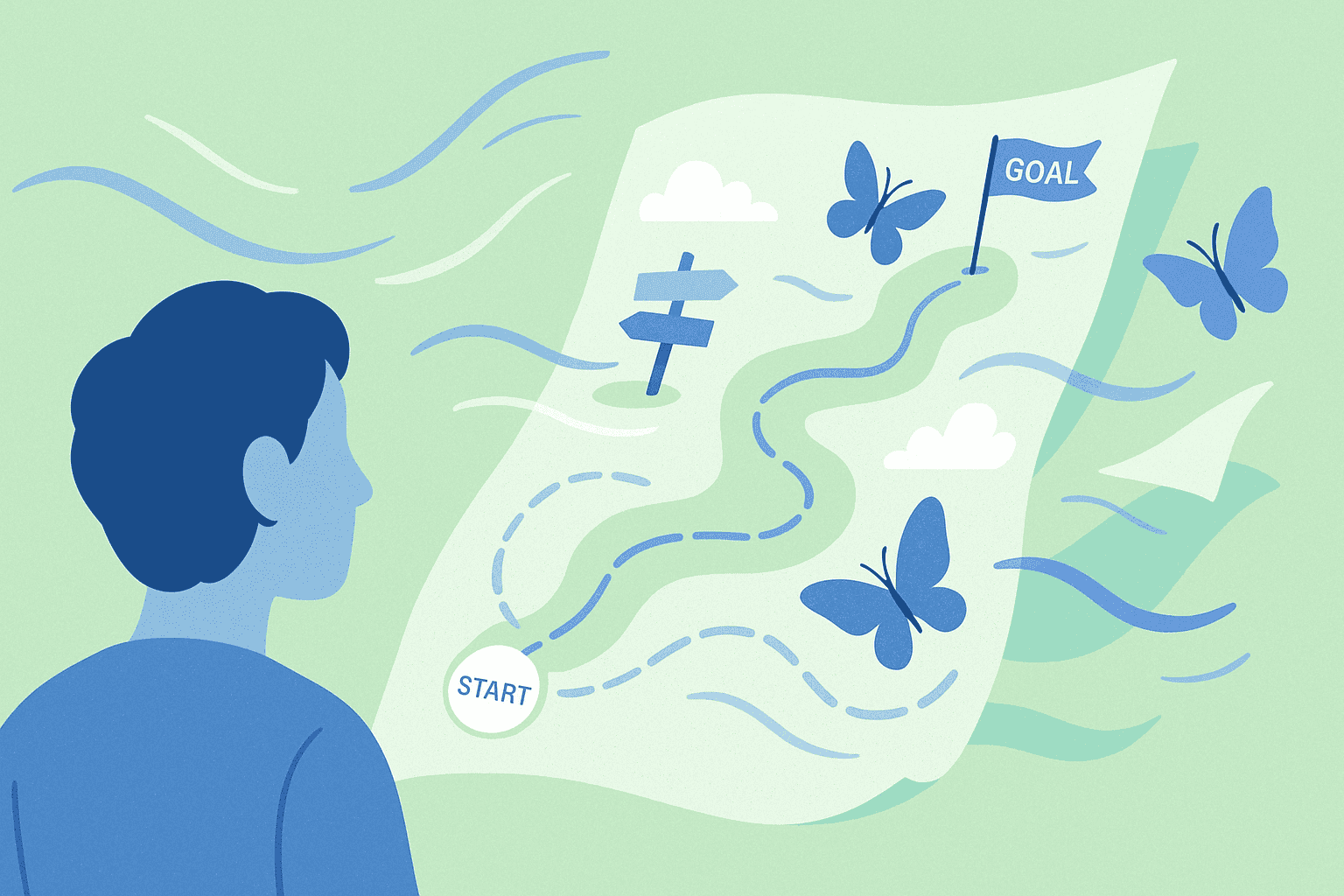 Man looking to find his path