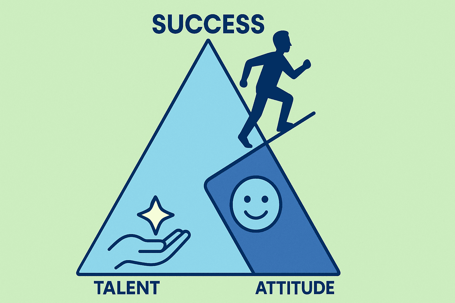 Image depicting the triangle of achievement