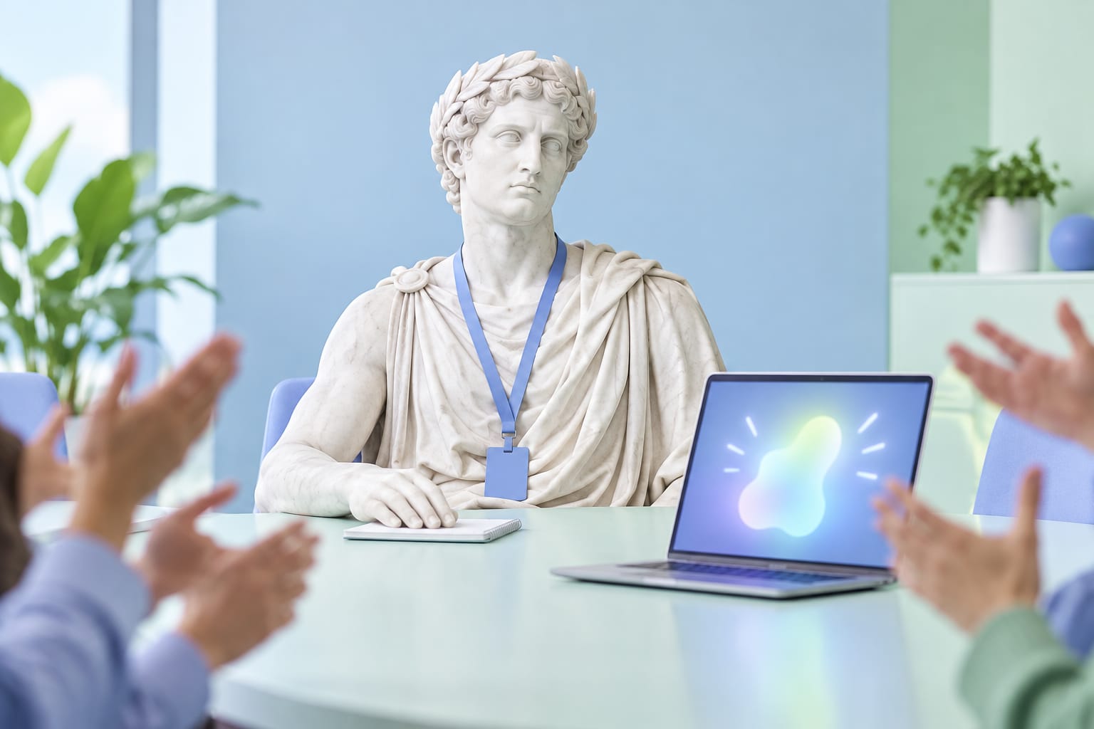 Epictetus considers the modern conference table, and finds it no different from the ancient forum.